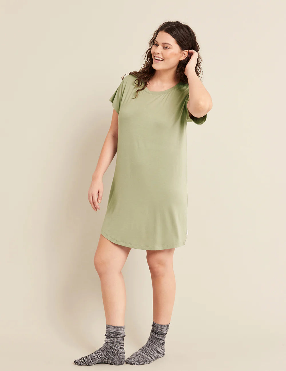BOODY Goodnight Nightdress Sage S-Matakana Pharmacy