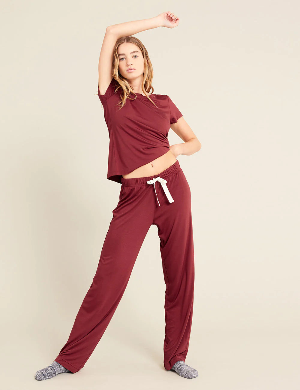 BOODY Goodnight Sleep Pants Ruby Medium-Matakana Pharmacy