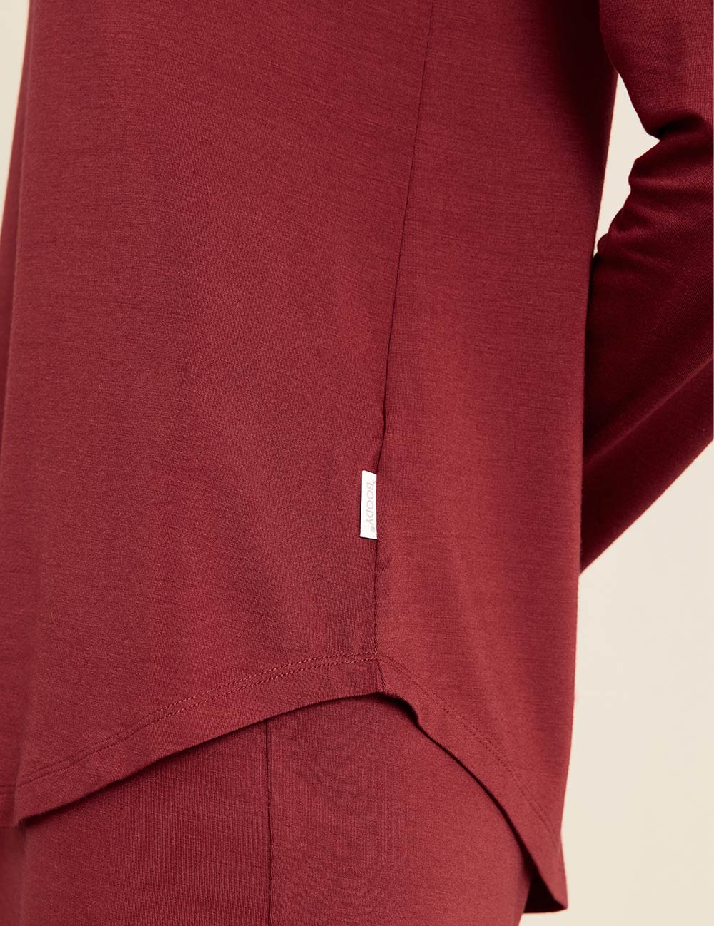 BOODY Goodnight Sleep Raglan Top Ruby Small-Matakana Pharmacy