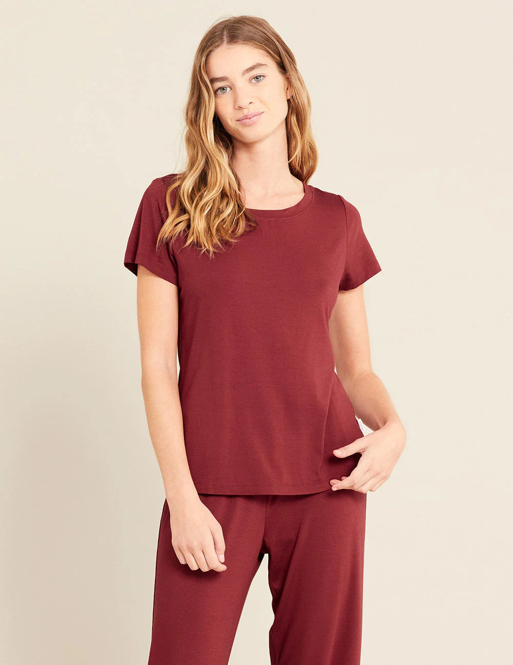 BOODY Goodnight Sleep Tee Ruby Medium-Matakana Pharmacy
