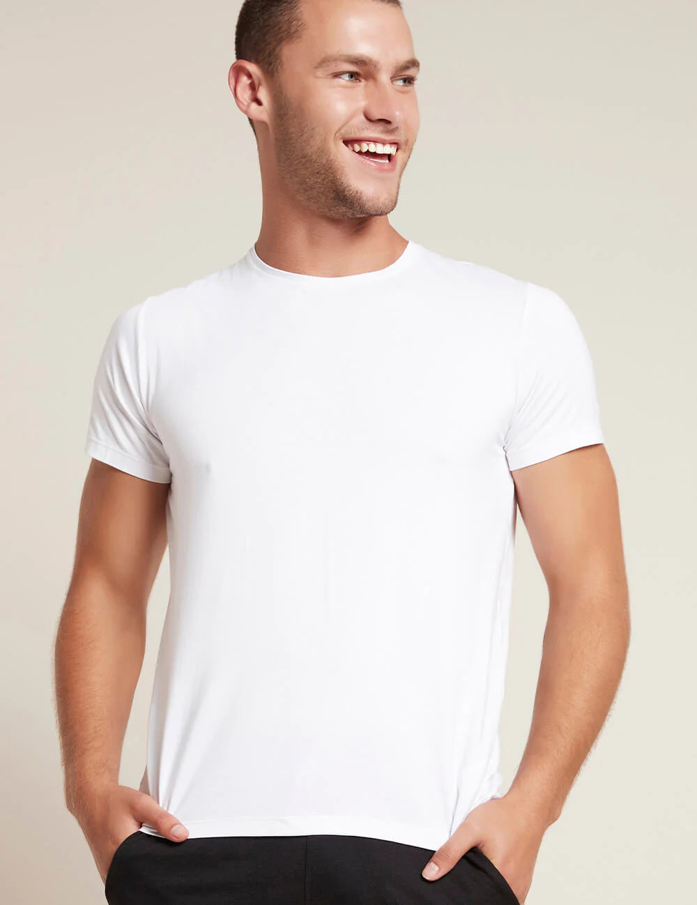 BOODY Men Crew Neck T-Shirt White XL-Matakana Pharmacy