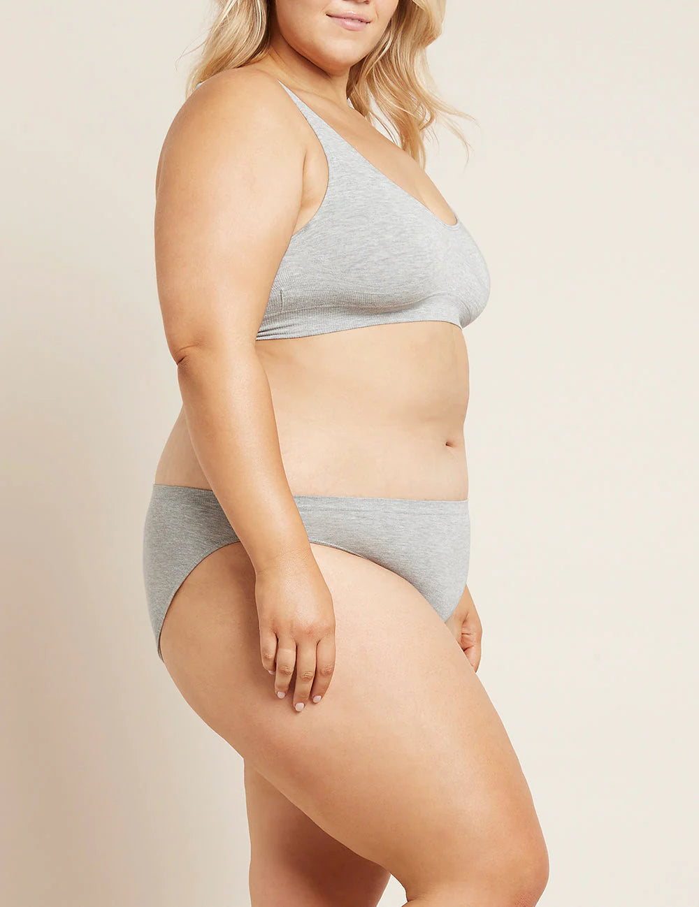 BOODY Women Bikini Light Grey Marle Medium-Matakana Pharmacy