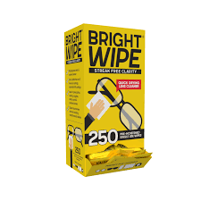 BRIGHTWIPE Lens Cleaner SINGLE WIPE-Matakana Pharmacy
