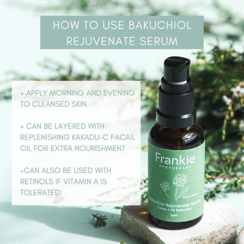 Bakuchiol Rejuvenate Serum 30ml | Frankie Apothecary-Frankie Apothecary-Matakana Pharmacy