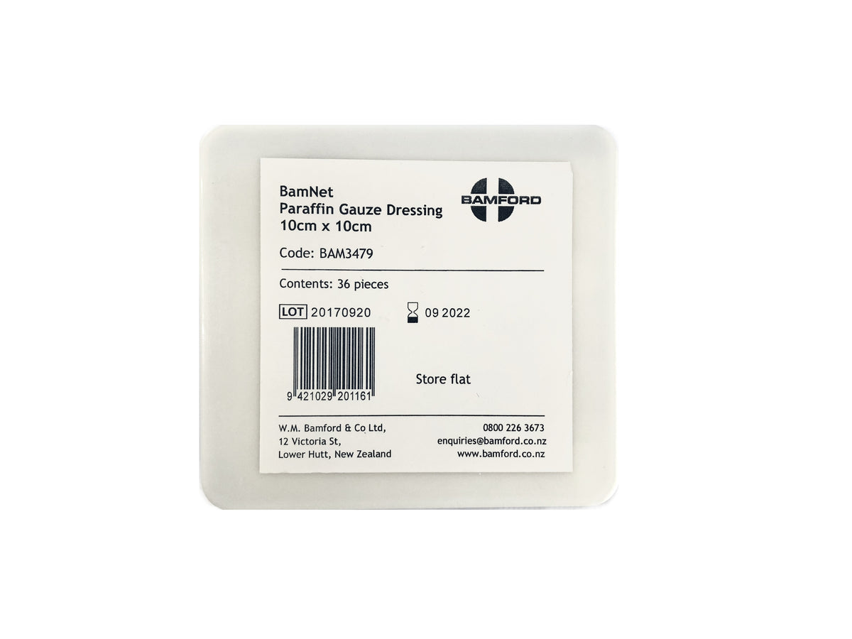 BamNet Paraffin Dress. 10cm Tin 36 pack-Matakana Pharmacy