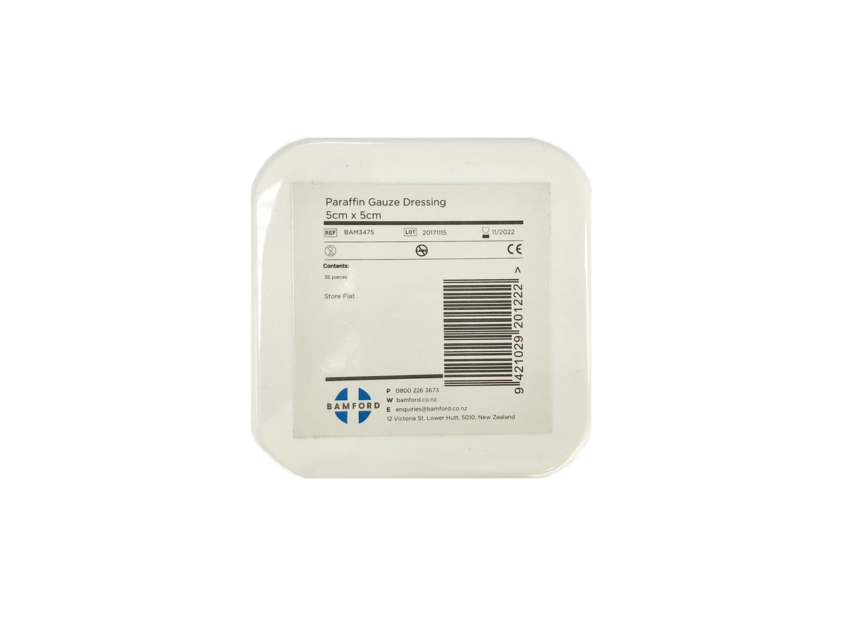 BamNet Paraffin Dressing 10cm Tin 10 pack-Matakana Pharmacy