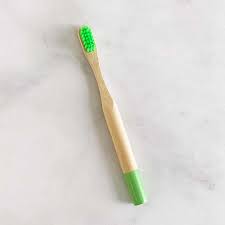 Bamboo Tooth Brush Kid Green-Matakana Pharmacy