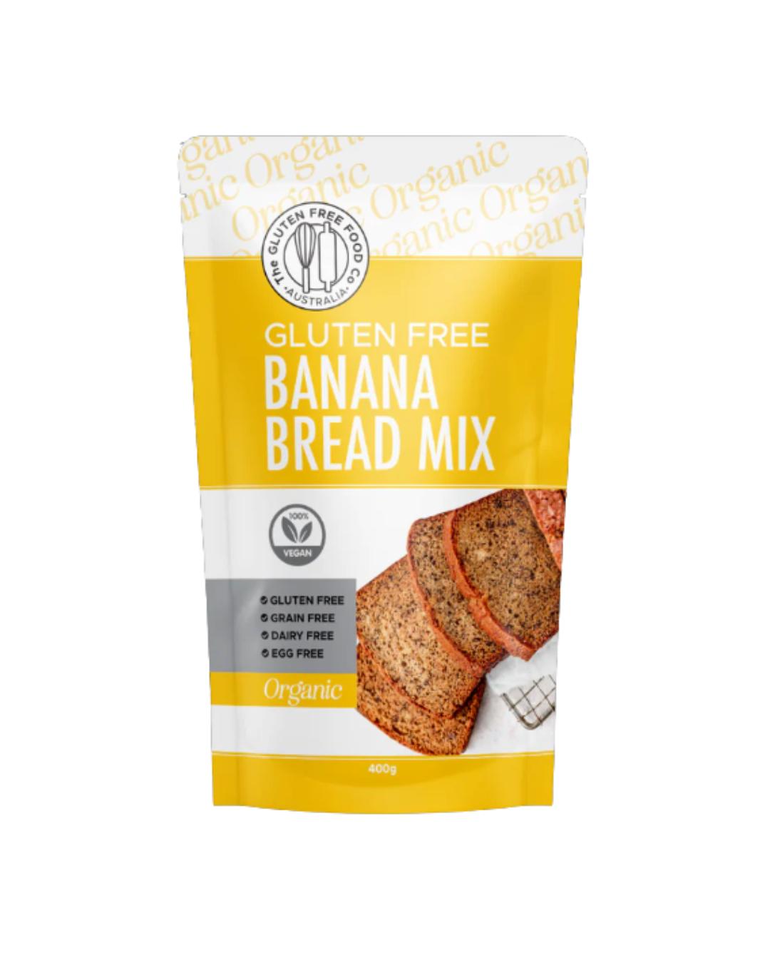 Banana Bread Mix 400g-The Gluten Free Food Co.-Matakana Pharmacy