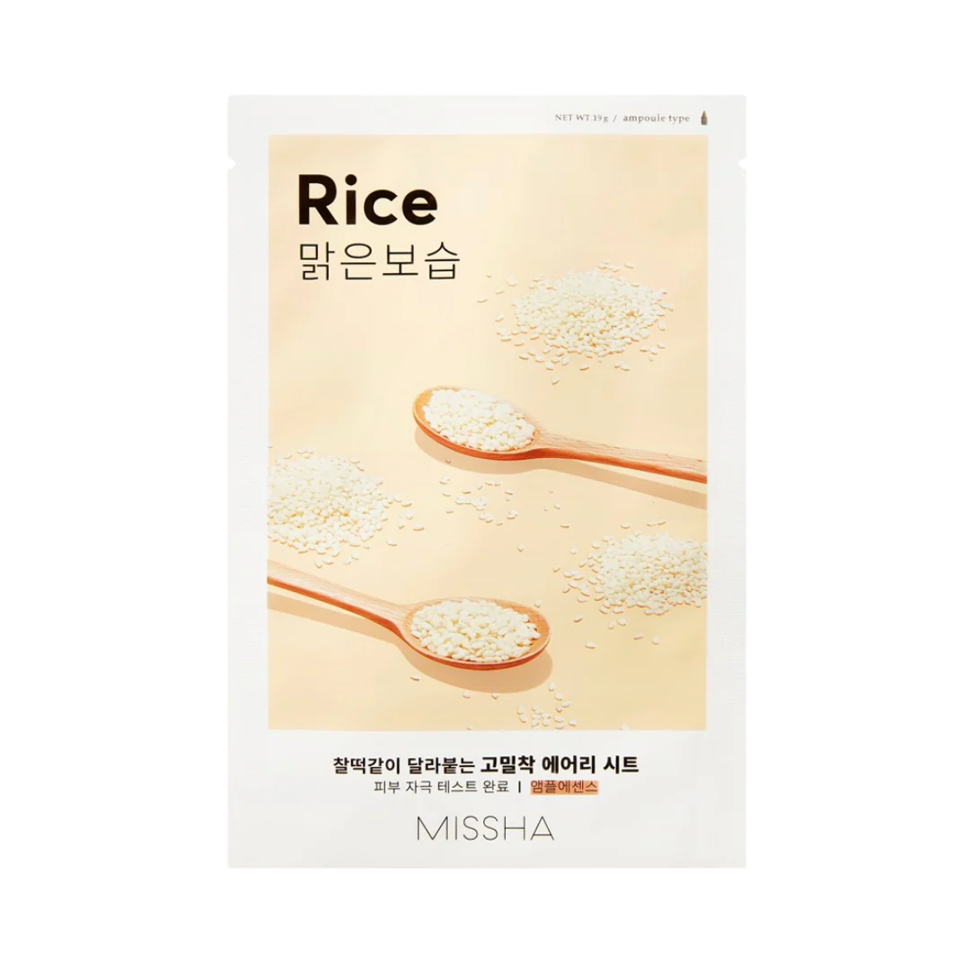 Airy Fit Sheet Mask | Rice-Missha-Matakana Pharmacy