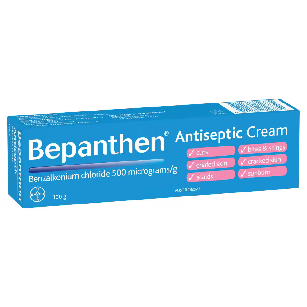 Bepanthen Antiseptic Cream 100g-Bayer-Matakana Pharmacy