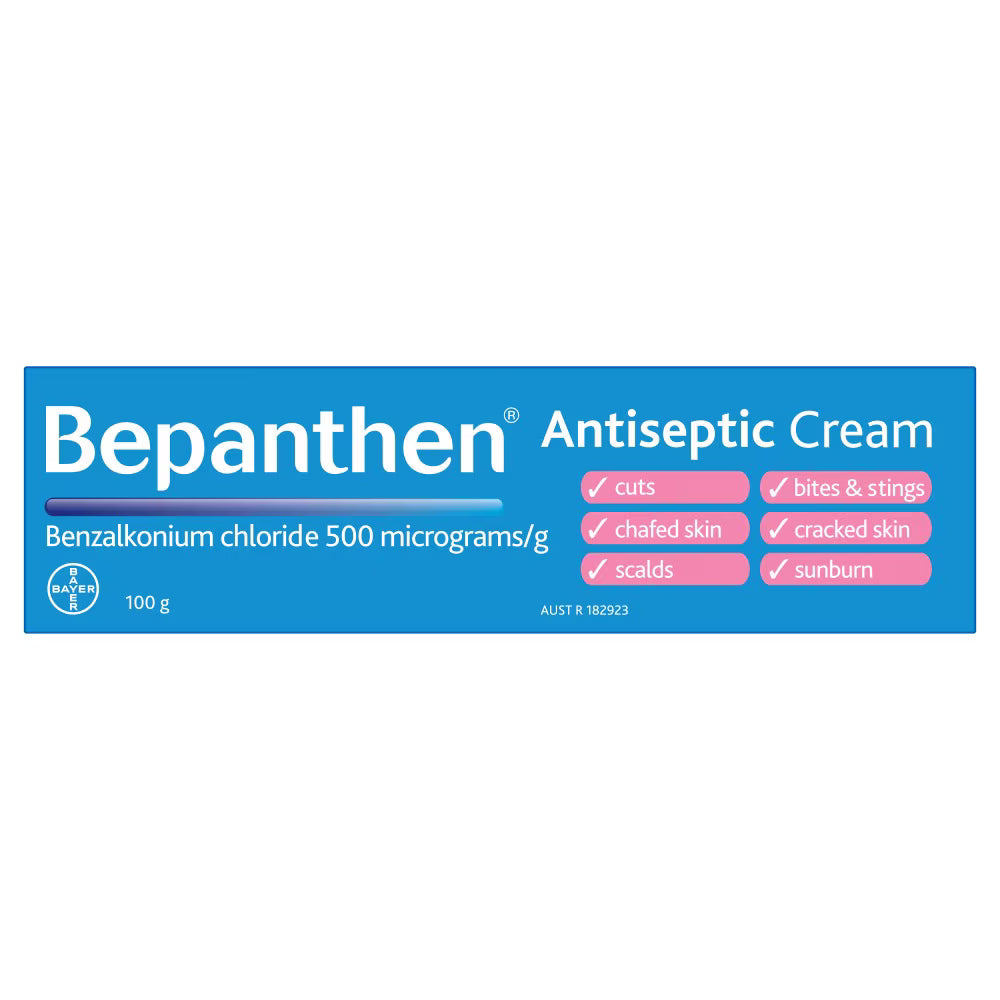 Bepanthen Antiseptic Cream 100g-Bayer-Matakana Pharmacy