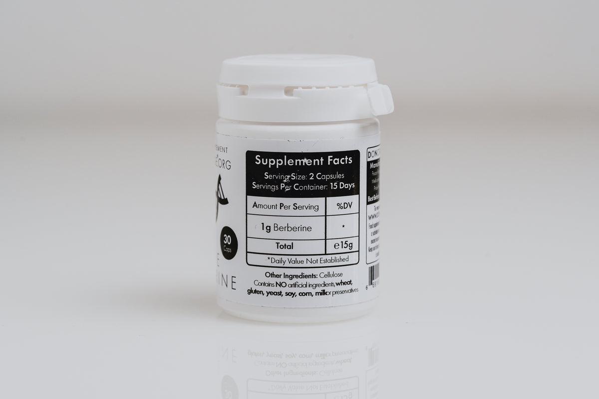 Pure Berberine 30 Caps-Do Not Age Supplements-Matakana Pharmacy