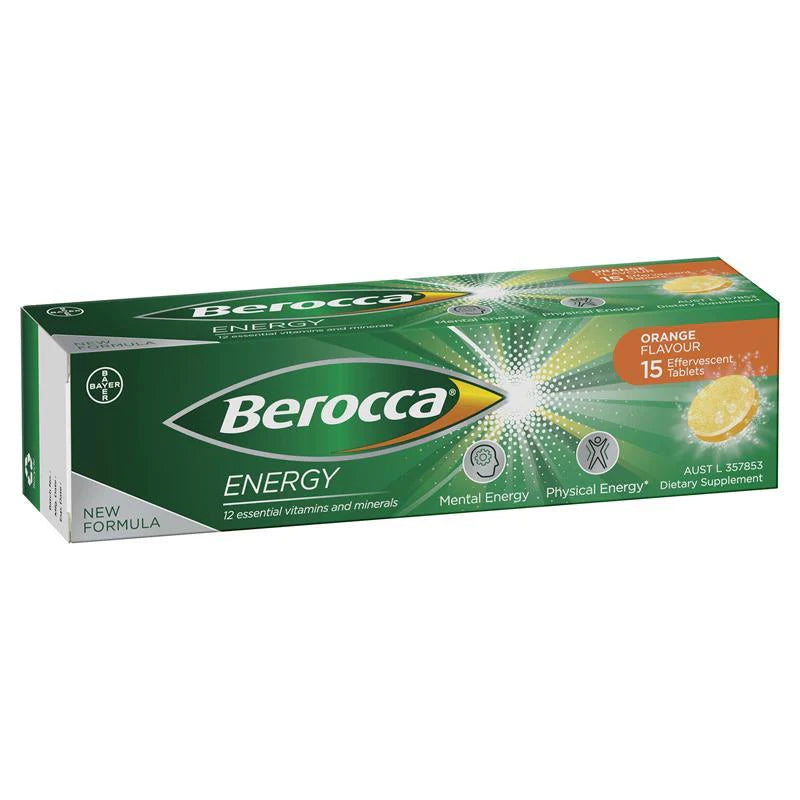 Berocca Performance Orange 15s-Matakana Pharmacy