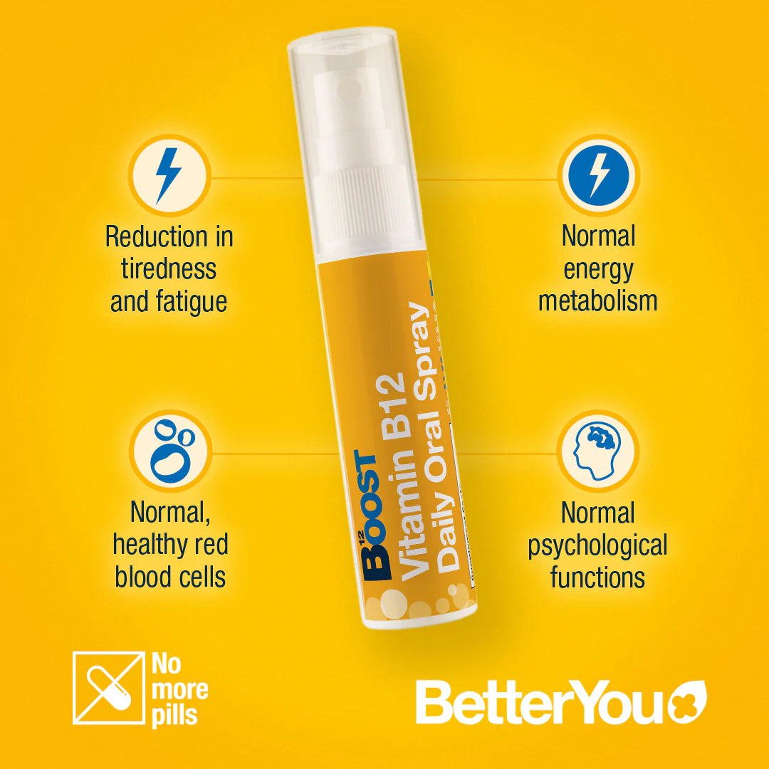 BetterYou Boost B12 Daily Oral Spray 25ml-Matakana Pharmacy