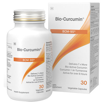 Biomax Bio-Curcumin BCM-95 400mg 30 Capsules, bottle with its carton