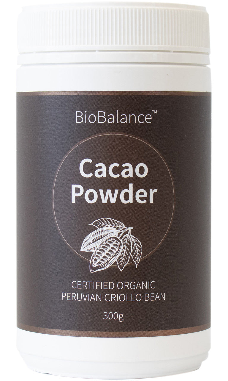 Cacao Powder - Certified Organic Powder 300g-BioBalance-Matakana Pharmacy
