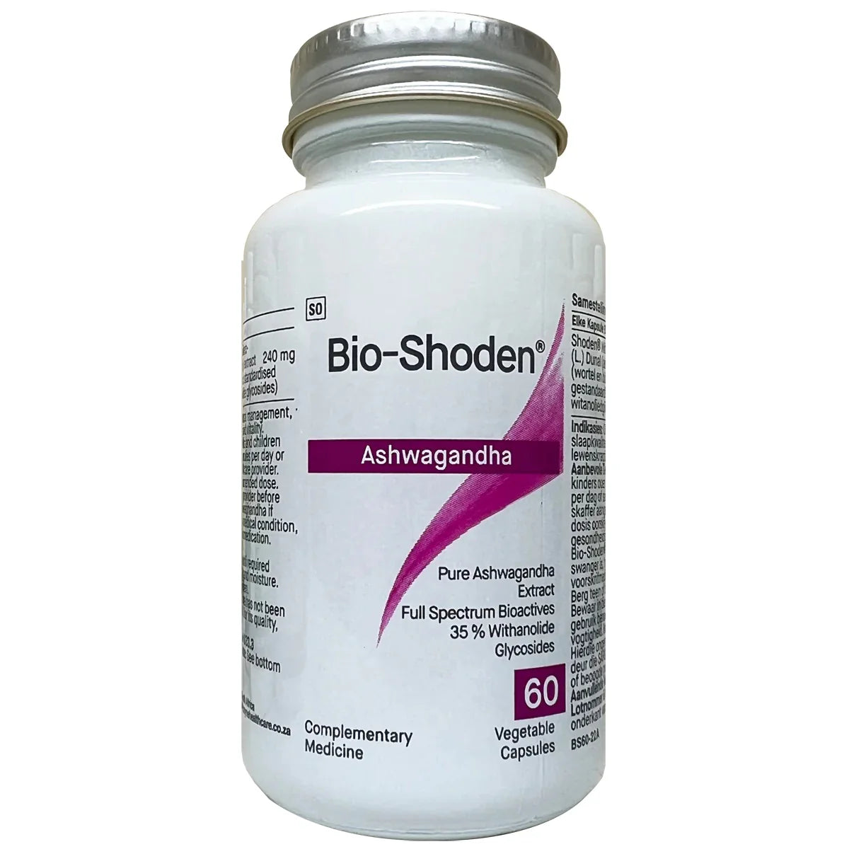 Biomax Shoden Ashwagandha 60 Capsules, front of the pack