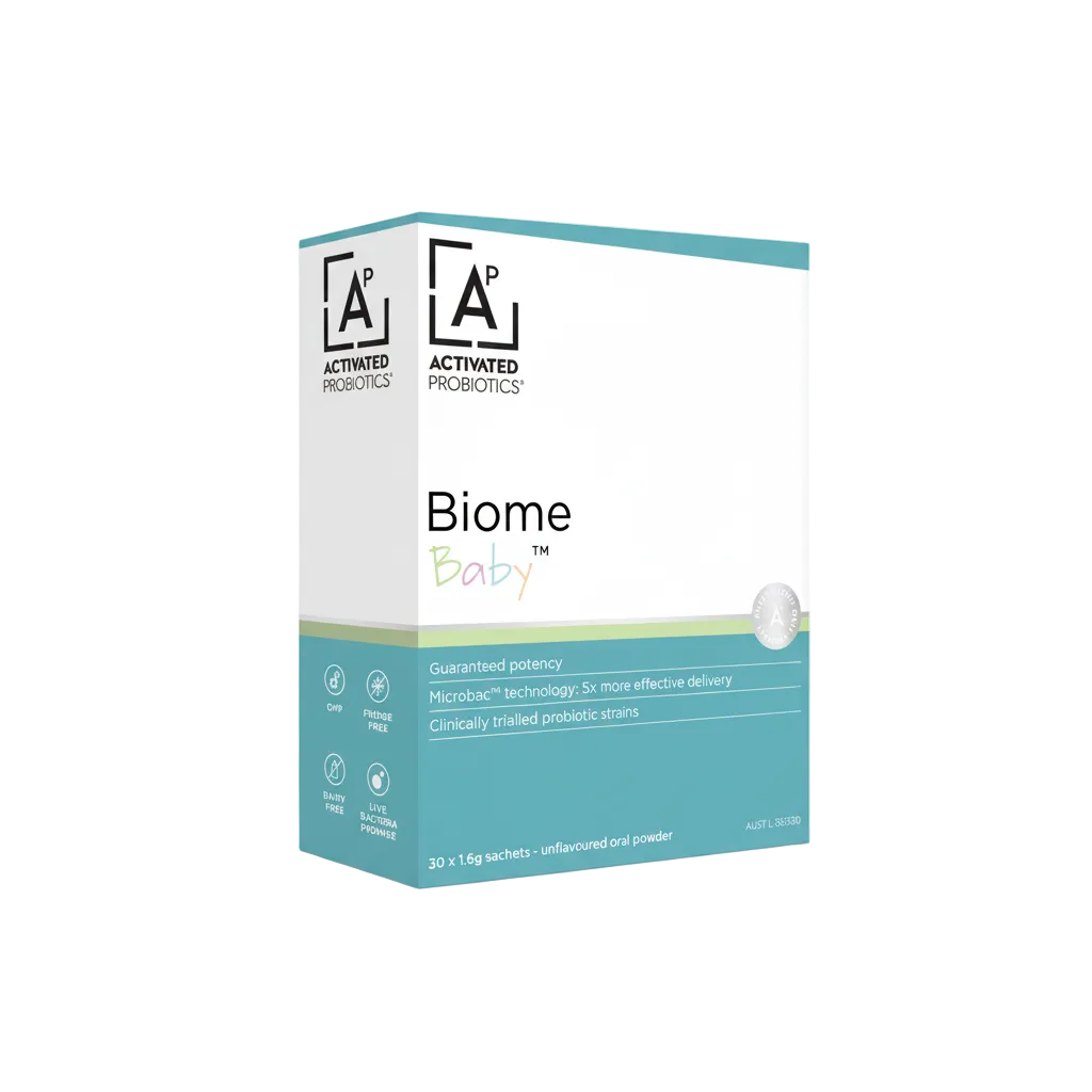 Biome Baby Probiotic 30 Sachets-Activated Probiotics-Matakana Pharmacy
