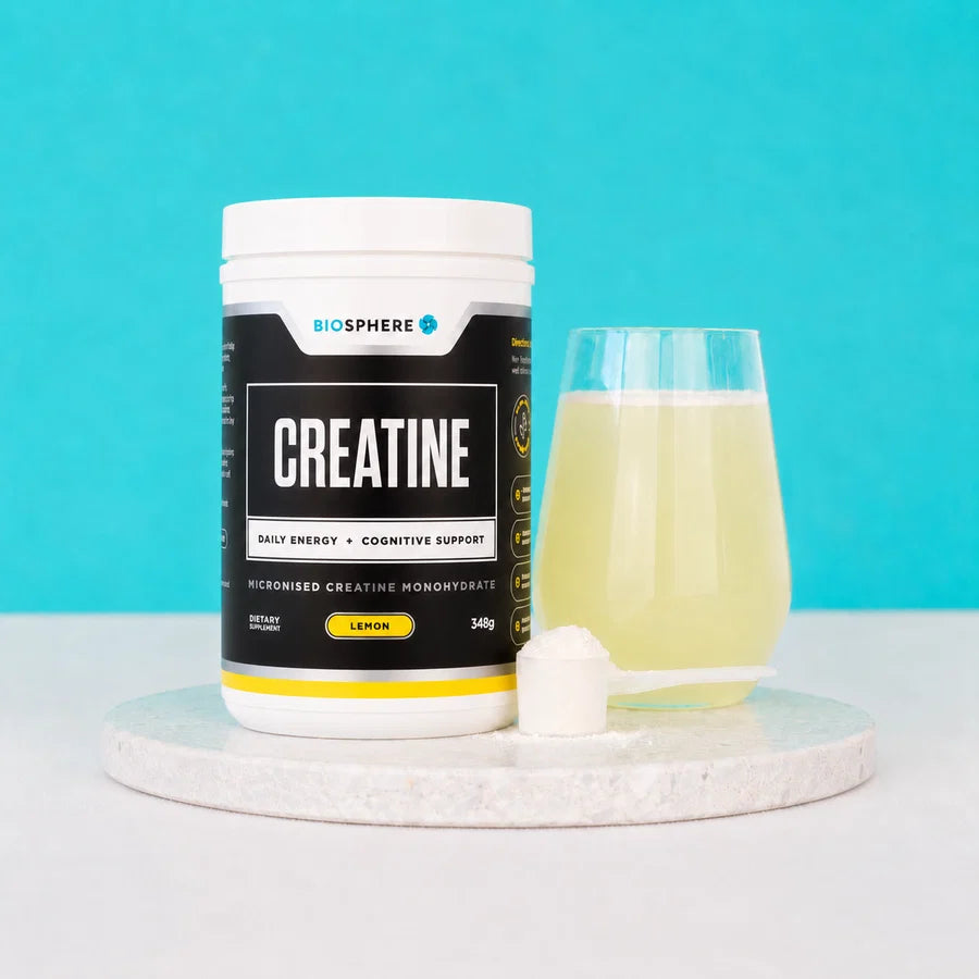 Biosphere Creatine Powder | Lemon 348g-Biosphere-Matakana Pharmacy