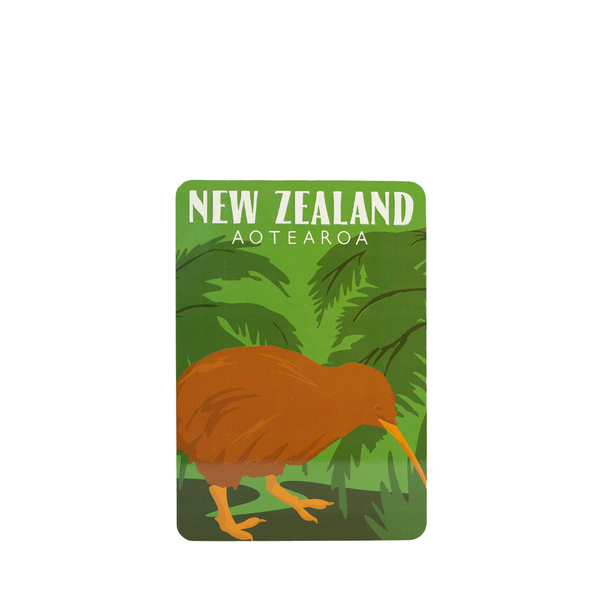 Metal Postcard 10x14cm Kiwi