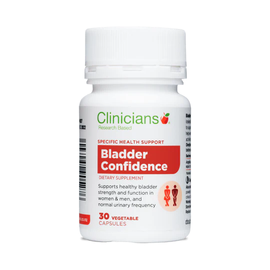 Bladder Confidence 30 Capsules | Clinicians-Clinicians-Matakana Pharmacy