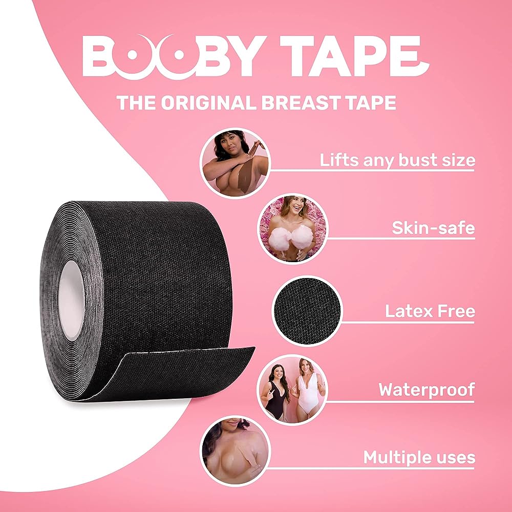 Booby Tape Black 5m-Matakana Pharmacy