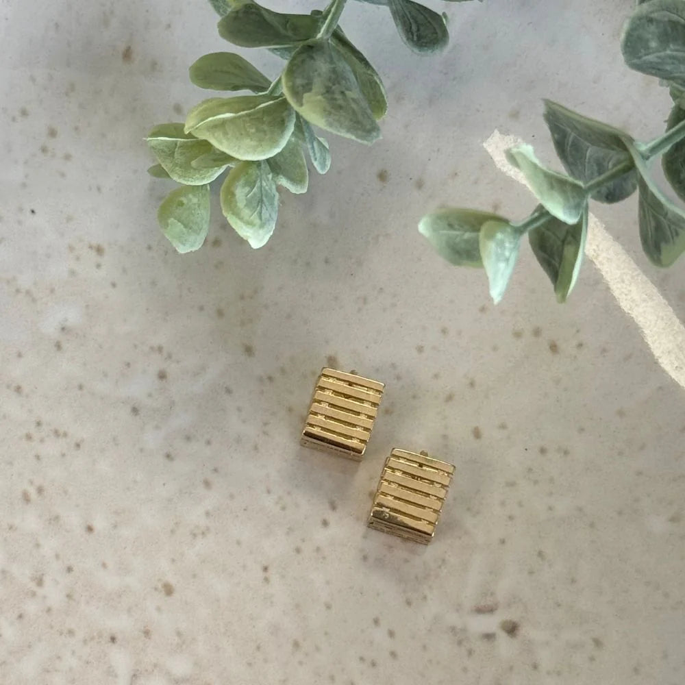Box Huggies Earrings-Queen Of The Foxes-Matakana Pharmacy