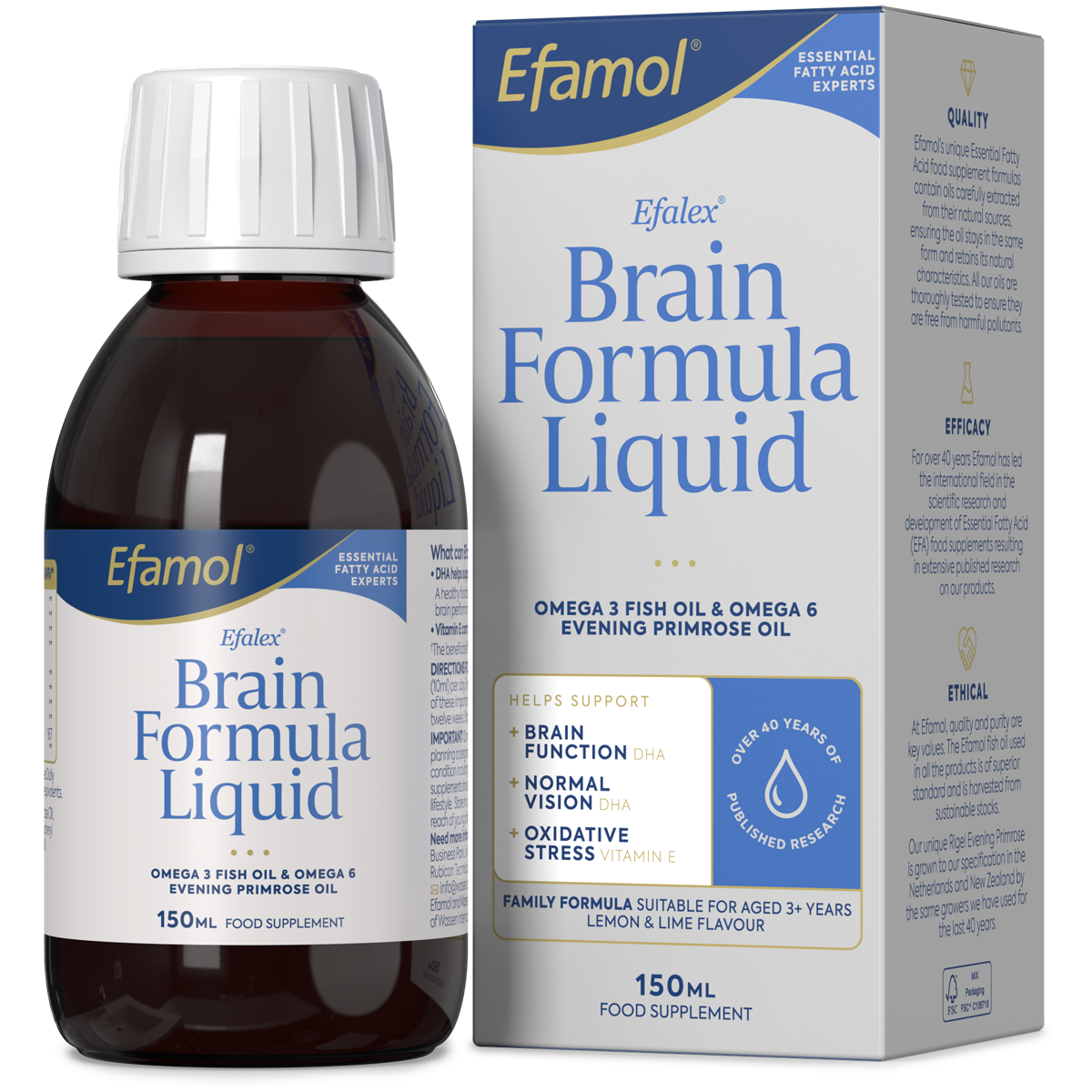 EFAMOL Efalex Brain Formula Liq150ml-EFAMOL-Matakana Pharmacy