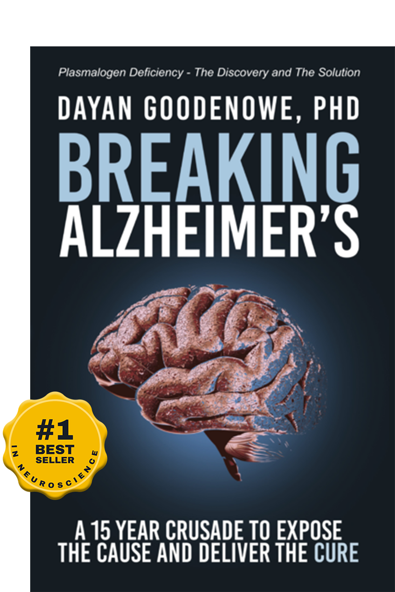 Image of Breaking Alzheimer's by Dayan Goodenowe PHD
