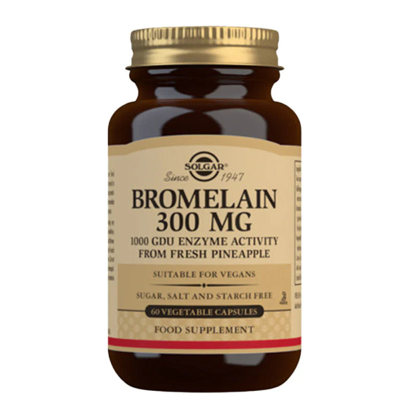 Image of SOLGAR Bromelain 300mg 60 Caps
