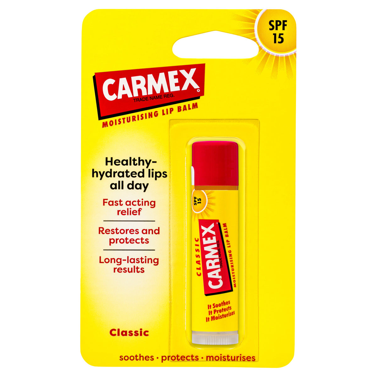 CARMEX Lip Balm Original SPF15 Stk 4.25g-Matakana Pharmacy