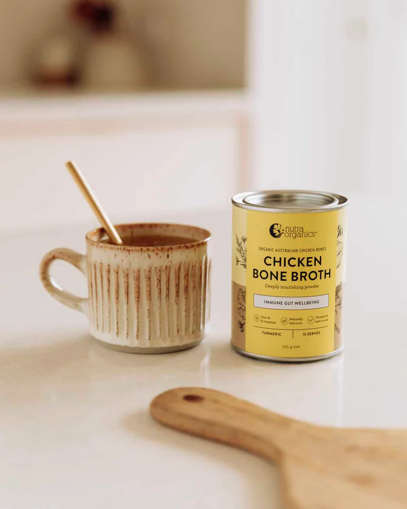 Chicken Bone Broth Turmeric 125g-Matakana Pharmacy