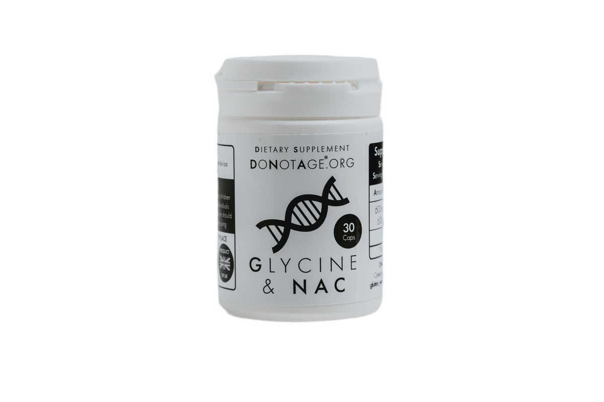 Glycine & NAC 30 caps-Do Not Age Supplements-Matakana Pharmacy