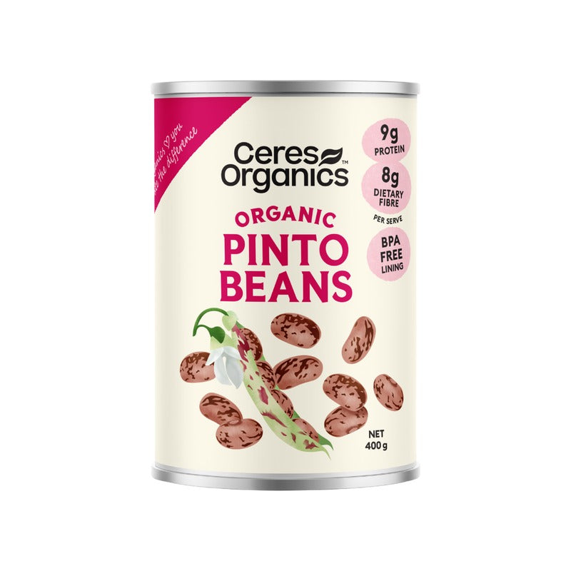 Ceres Organics Organic Pinto Beans 400g, front of pack