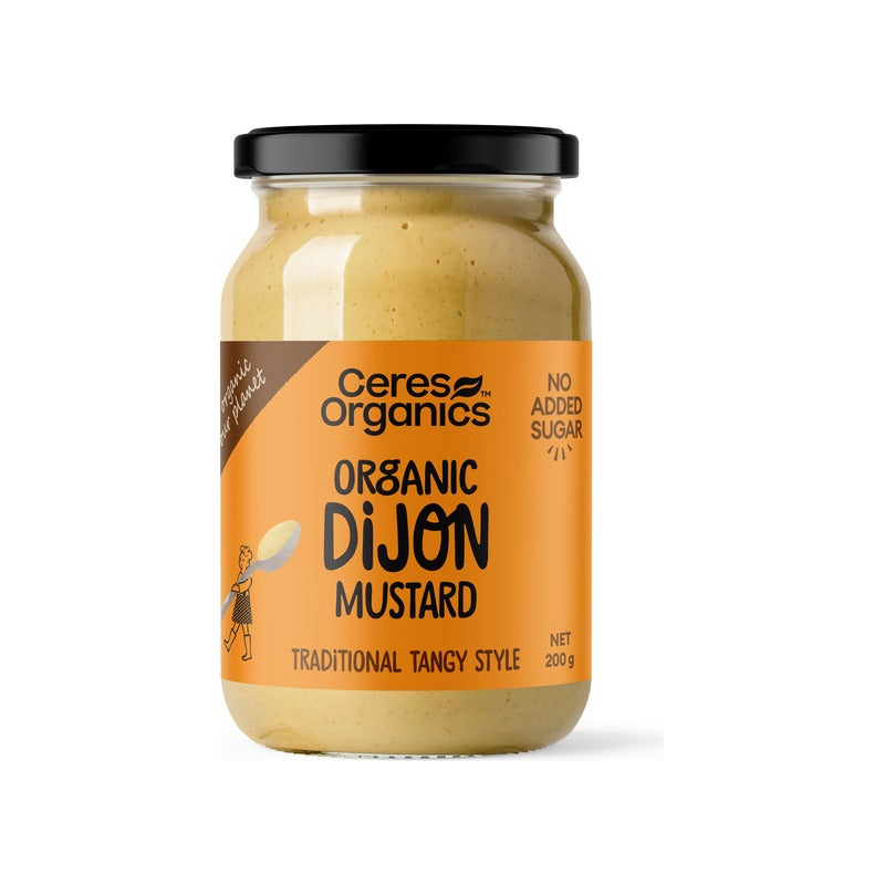 Ceres Organics Organic Mustard, Dijon 200g, front of pack