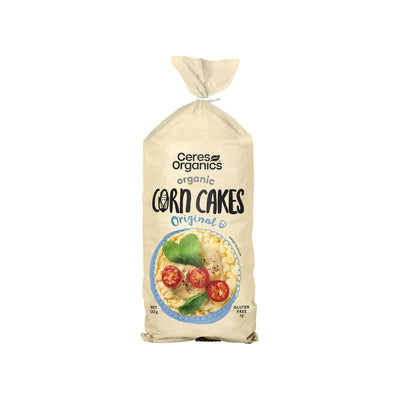 Ceres Organics Organic Corn Cakes 120g, front of pack