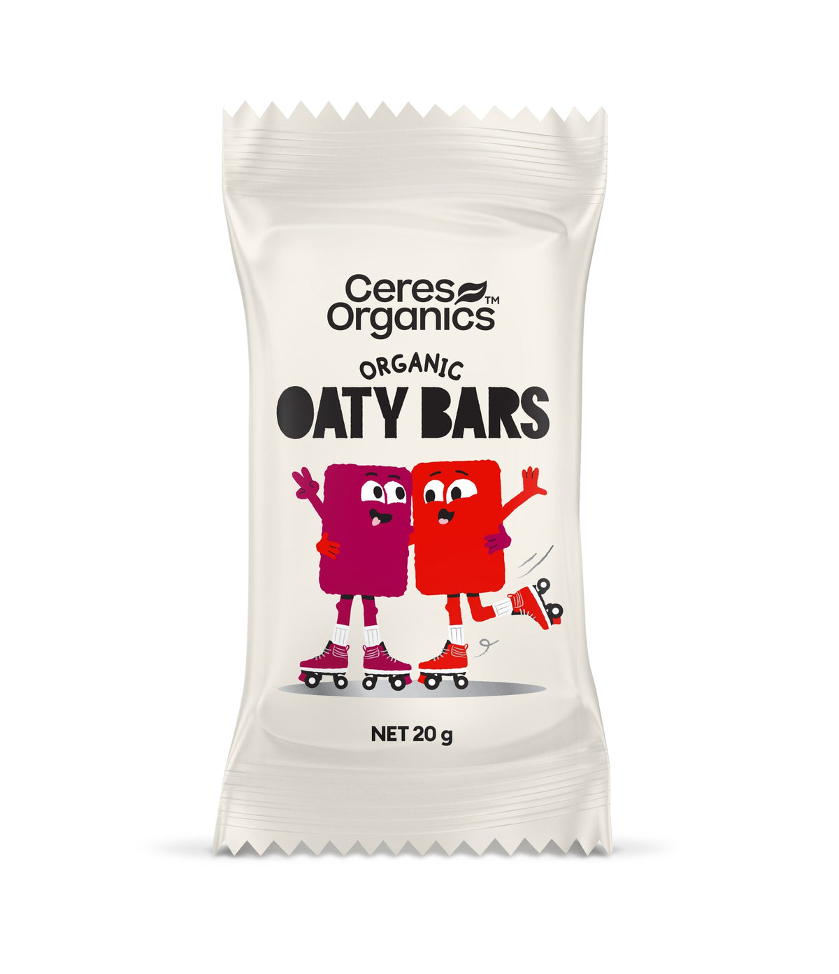 A single 20g Berry Oaty Bar in its wrapper
