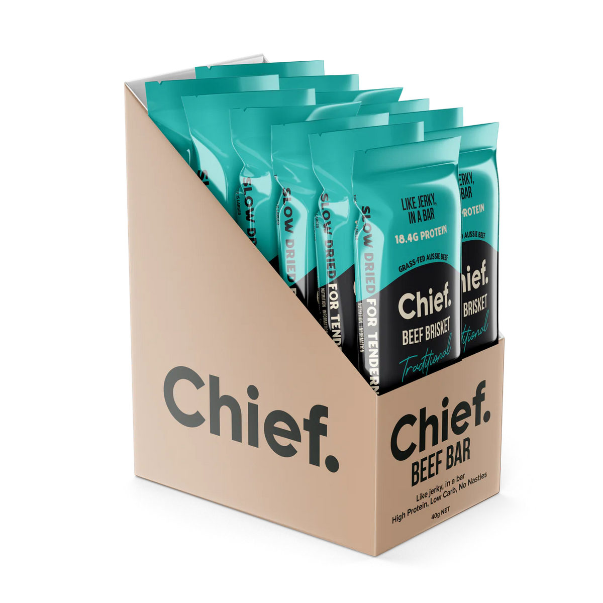 image of CHIEF Beef Bar 12x40g
