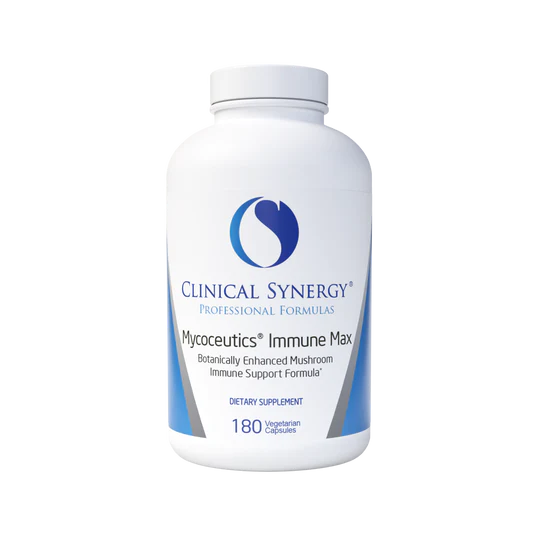 Image of Mycoceutics Immune Max by Clincal Synergy 180 capsules. 