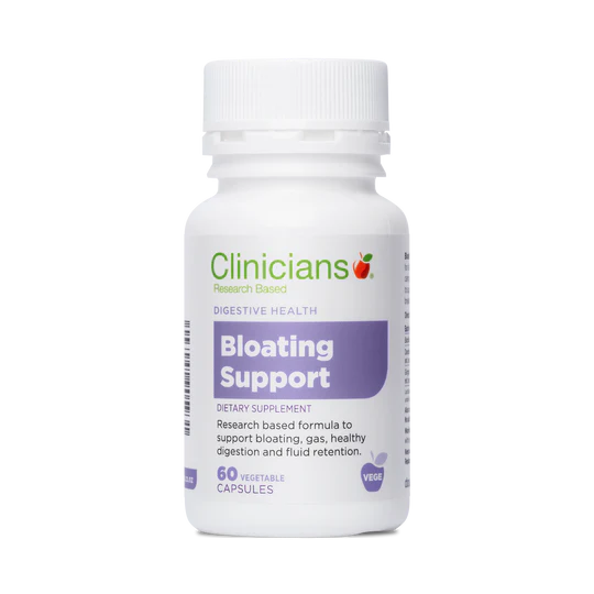 Bloating Support 60 Capsules | Clinicians-Clinicians-Matakana Pharmacy