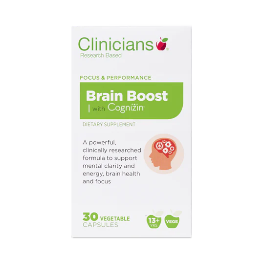 Brain Boost with Cognizin 30 Capsules | Clinicians-Clinicians-Matakana Pharmacy