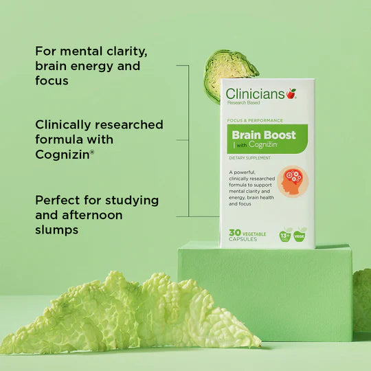 Brain Boost with Cognizin 30 Capsules | Clinicians-Clinicians-Matakana Pharmacy