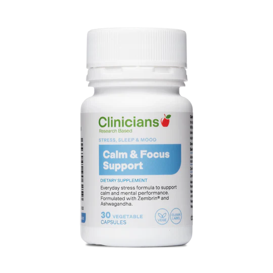 Clinicians Calm & Focus Support Value 4-Pack-Clinician's-Matakana Pharmacy
