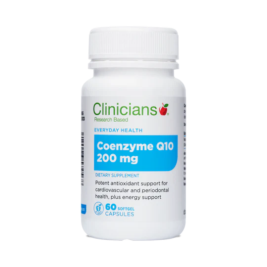 Coenzyme Q10 200mg 60 Capsules | Clinicians-Clinicians-Matakana Pharmacy