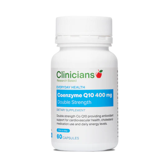 Coenzyme Q10 400mg 60 Capsules | Clinicians-Clinicians-Matakana Pharmacy