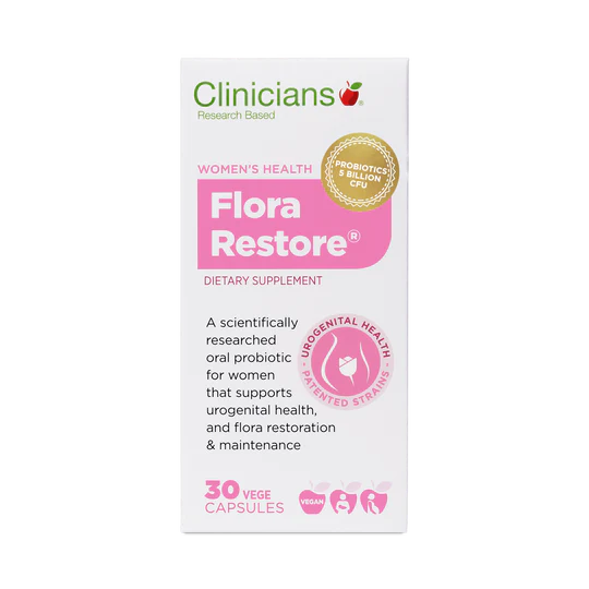 Flora Restore 30 Capsules | Clinicians-Clinicians-Matakana Pharmacy