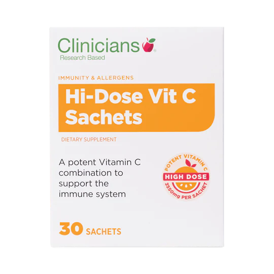 Hi-Dose Vitamin C Powder 30 Sachets | Clinicians-Clinicians-Matakana Pharmacy