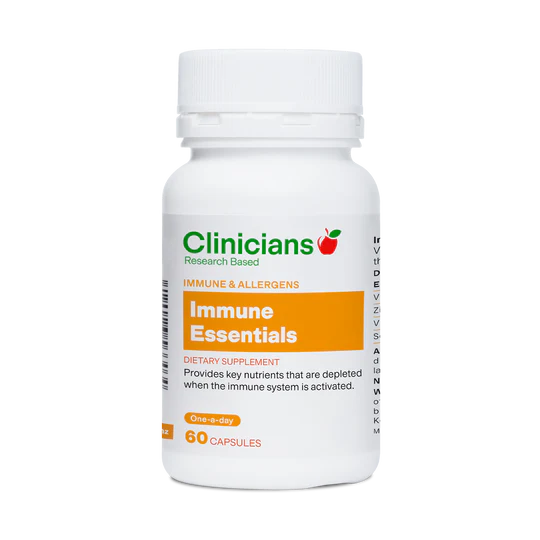 Immune Essentials 60 Capsules | Clinicians-Clinicians-Matakana Pharmacy