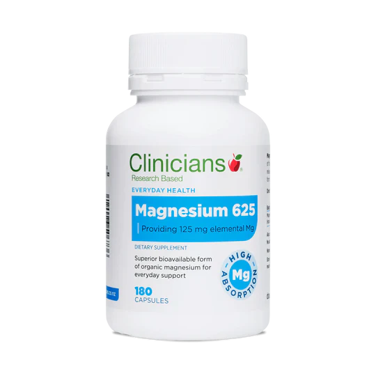Magnesium 625 180 Capsules | Clinicians-Clinicians-Matakana Pharmacy
