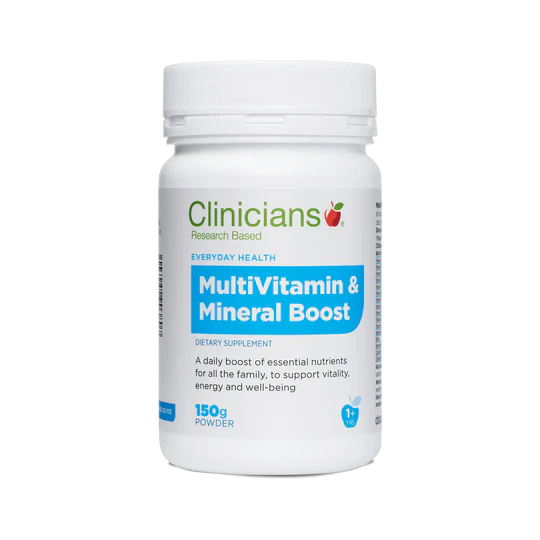 MultiVitamin & Mineral Boost Powder 150g | Clinicians-Clinicians-Matakana Pharmacy